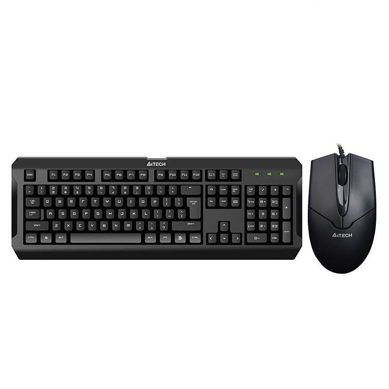双飞燕 KM-100 键鼠套装电脑键盘  （单位：套） 黑色